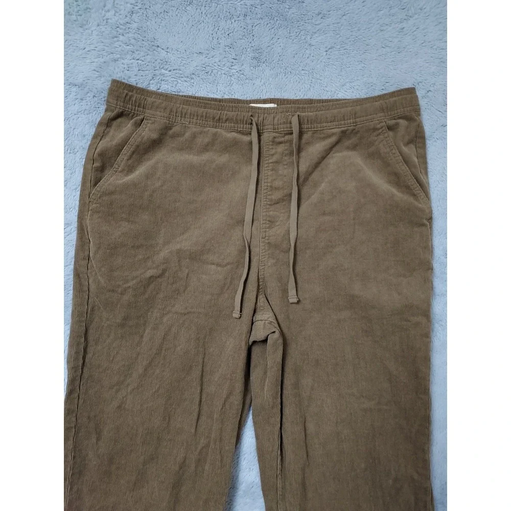 Oneill Corduroy Pants Mens Extra Large Loose Fit Surfer Drawstring Elastic Waist